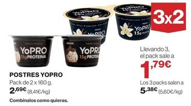 Oferta de Danone - Postres Yopro por 2,69€ en El Corte Inglés