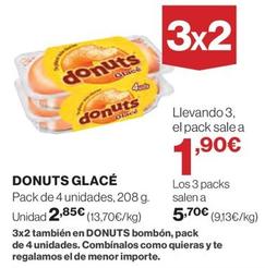 Oferta de Donuts - Glacé por 2,85€ en El Corte Inglés