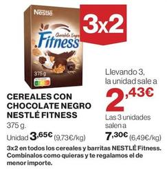 Oferta de Nestlé - Cereales Con Chocolate Negro Fitness por 3,65€ en El Corte Inglés
