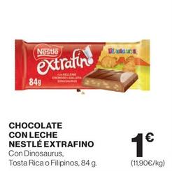 Oferta de Nestlé - Chocolate Con Leche Extrafino por 1€ en El Corte Inglés