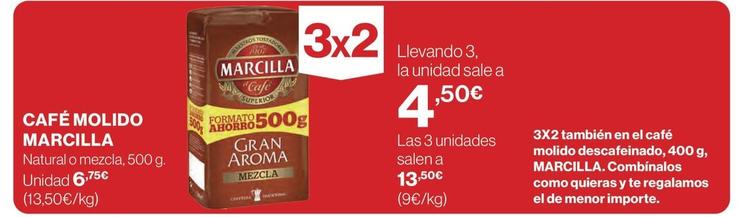 Oferta de Marcilla - Café Molido por 6,75€ en El Corte Inglés