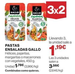Oferta de Gallo - Pastas Ensaladas por 1,78€ en El Corte Inglés