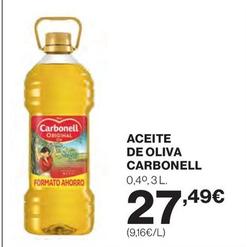 Oferta de Carbonell - Aceite De Oliva por 27,49€ en El Corte Inglés