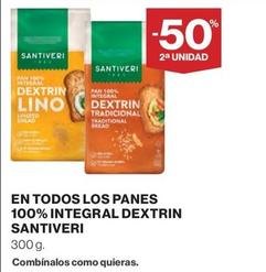 Oferta de Santiveri - En Todos Los Panes 100% Integral Dextrin en El Corte Inglés