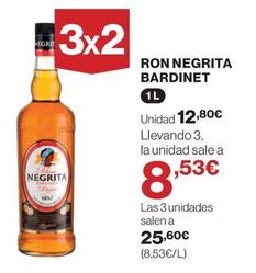 Oferta de Negrita - Ron Bardinet por 12,8€ en El Corte Inglés