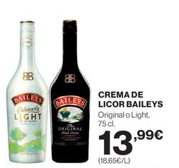 Oferta de Baileys - Crema De Licor por 13,99€ en El Corte Inglés