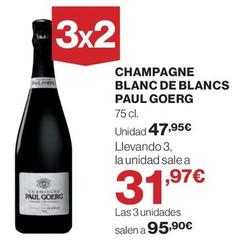 Oferta de Champagne por 47,95€ en El Corte Inglés