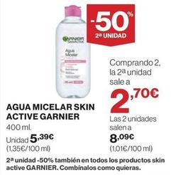 Oferta de Garnier - Agua Micelar Skin Active por 5,39€ en El Corte Inglés