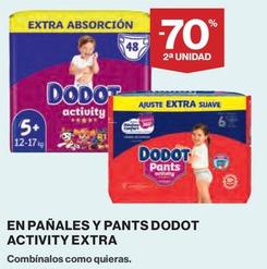 Oferta de Dodot - En Pañales Y Pants Activity Extra en El Corte Inglés