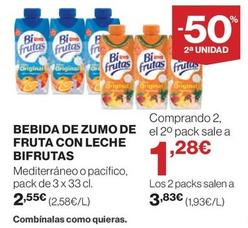 Oferta de Pascual - Bebida De Zumo De Fruta Con Leche por 2,55€ en El Corte Inglés