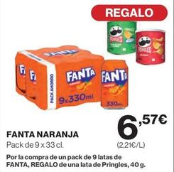 Oferta de Fanta - Naranja por 6,57€ en El Corte Inglés