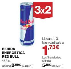 Oferta de Red Bull - Bebida Energética por 2,59€ en El Corte Inglés