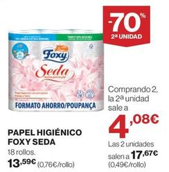 Oferta de Foxy - Papel Higiénico Seda por 13,59€ en El Corte Inglés