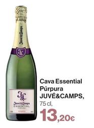 Oferta de Juvé Y Camps - Cava Essential Púrpura por 13,2€ en El Corte Inglés