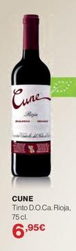 Oferta de Cune - Tinto D.o.ca. Rioja por 6,95€ en El Corte Inglés