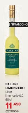 Oferta de Pallini Limonzero - Licor Limoncello por 11,45€ en El Corte Inglés