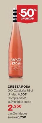 Oferta de Cresta Rosa - D.o. Cataluña por 4,5€ en El Corte Inglés