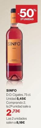 Oferta de Vino rosado por 5,45€ en El Corte Inglés