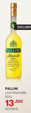 Oferta de Pallini - Licor Limoncello por 13,55€ en El Corte Inglés