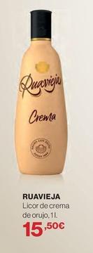 Oferta de Ruavieja - Licor De Crema De Orujo por 15,5€ en El Corte Inglés