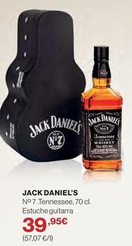 Oferta de Jack Daniel's - N° 7.tennessee Estuche Guitarra por 39,95€ en El Corte Inglés