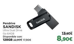 Oferta de Sandisk - Pendrive por 8,9€ en El Corte Inglés