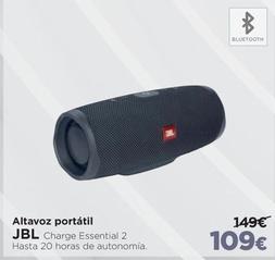 Oferta de Jbl - Altavoz Portátil por 109€ en El Corte Inglés