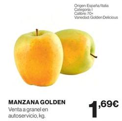 Oferta de Manzana Golden por 1,69€ en El Corte Inglés