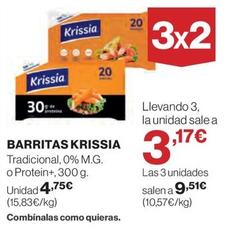 Oferta de Krissia - Barritas por 4,75€ en El Corte Inglés