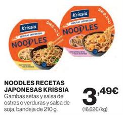 Oferta de Krissia - Noodles Recetas Japonesas por 3,49€ en El Corte Inglés