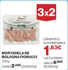 Oferta de Fiorucci - Mortadela De Bologna por 2,45€ en El Corte Inglés