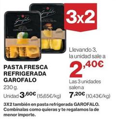 Oferta de Garofalo - Pasta Fresca Refrigerada por 3,6€ en El Corte Inglés
