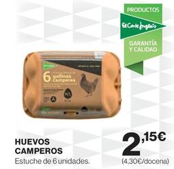 Oferta de Huevos Camperos por 2,15€ en El Corte Inglés