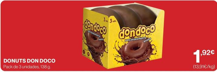Oferta de Donuts - Don Doco  por 1,92€ en El Corte Inglés