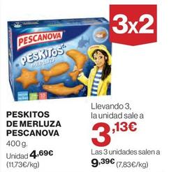 Oferta de Pescanova - Peskitos De Merluza por 4,69€ en El Corte Inglés