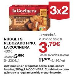 Oferta de La Cocinera - Nuggets Rebozado Fino por 5,69€ en El Corte Inglés