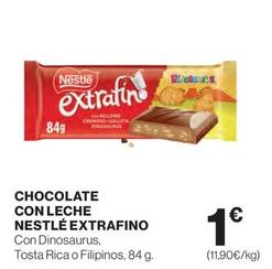 Oferta de Nestlé - Chocolate Con Leche Extrafino por 1€ en El Corte Inglés