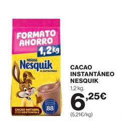 Oferta de Nestlé - Cacao Instantáneo Nesquik por 6,25€ en El Corte Inglés