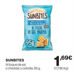 Oferta de Sunbites - Al Toque De Sal Cheddar Y Cebolla por 1,69€ en El Corte Inglés
