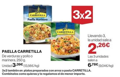 Oferta de Carretilla - Paella por 3,39€ en El Corte Inglés