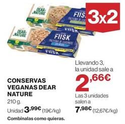 Oferta de Dear Nature - Conservas Veganas por 3,99€ en El Corte Inglés