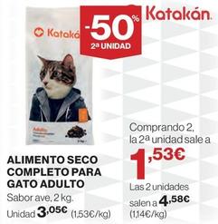 Oferta de Katakán - Alimento Seco Completo Para Gato Adulto por 3,05€ en El Corte Inglés