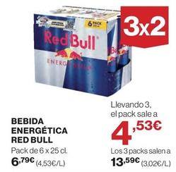Oferta de Red Bull - Bebida Energética por 6,79€ en El Corte Inglés