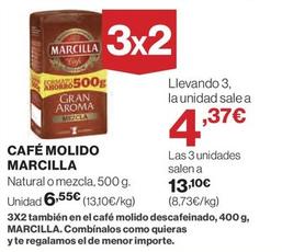Oferta de Marcilla - Café Molido por 6,55€ en El Corte Inglés