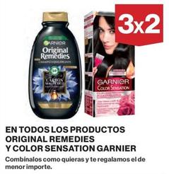 Oferta de Garnier - En Todos Los Productos Original Remedies Y Color Sensation en El Corte Inglés