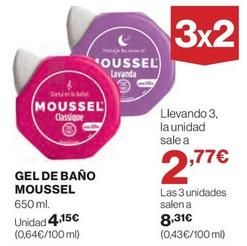 Oferta de Moussel - Gel De Baño por 4,15€ en El Corte Inglés