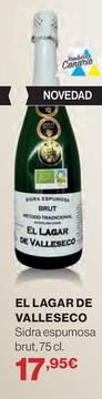Oferta de El Lagar De Valleseco - Sidra Espumosa Brut por 17,95€ en El Corte Inglés