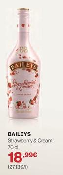 Oferta de Baileys - Strawberry & Cream por 18,99€ en El Corte Inglés