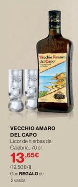 Oferta de Vecchio Amaro Del Capo - Licor De Hierbas De Calabria por 13,65€ en El Corte Inglés