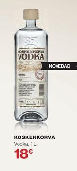 Oferta de Vodka por 18€ en El Corte Inglés